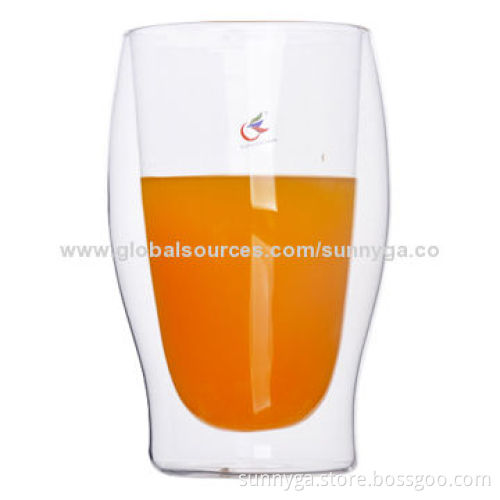 High-quality Double Wall Glass with 457mL Capacity